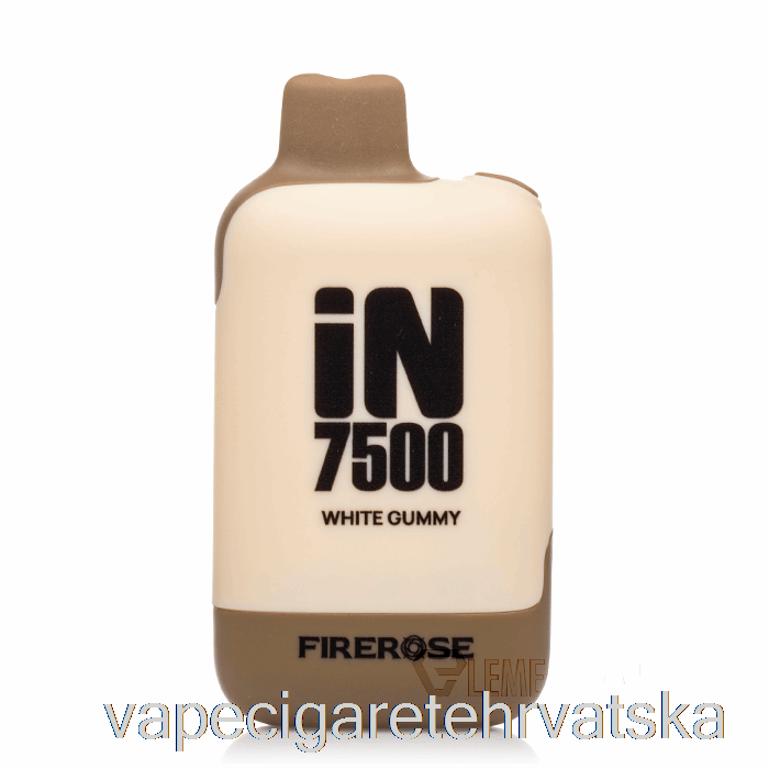 Vape Cigarete Firerose U 7500 Jednokratnih Bijelih Guma